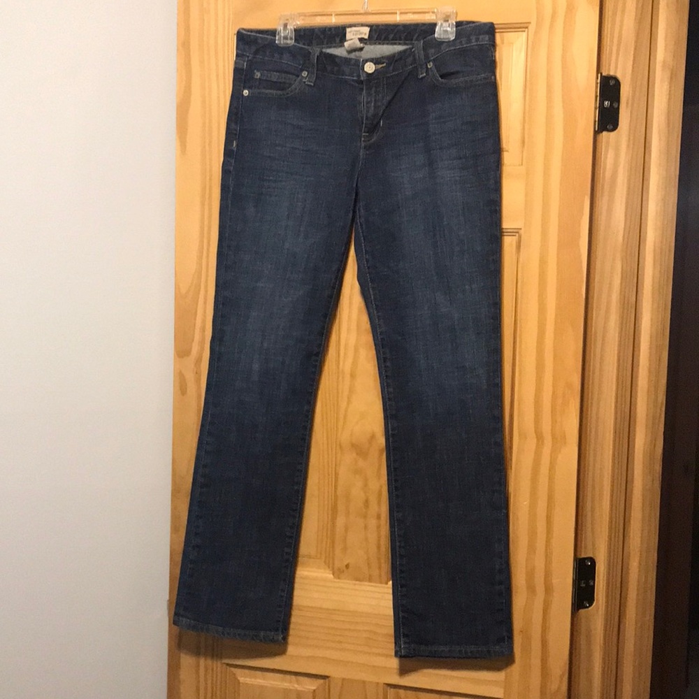 Gap curvy straight jeans, dark wash size 10